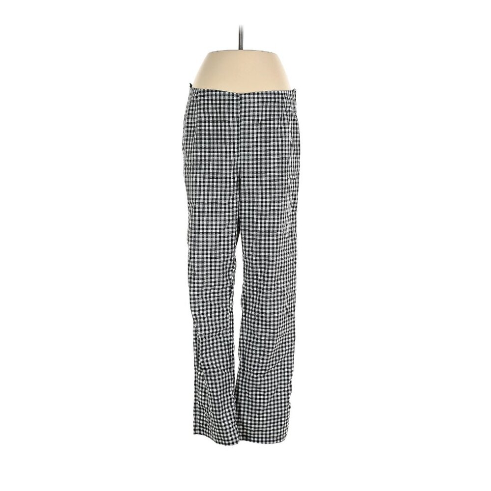 Rachel Antonoff Gingham Checkered Cigarette Cotton Pant Size 4